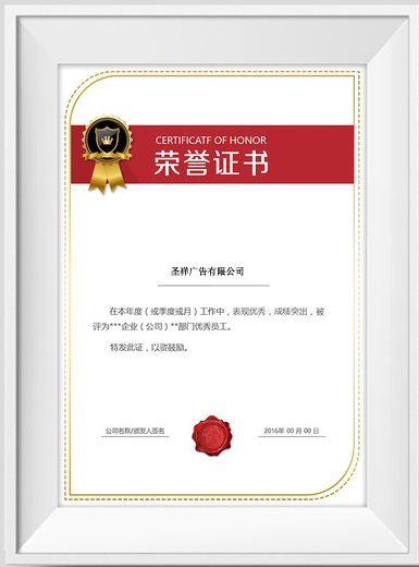 荣誉证书 (4)